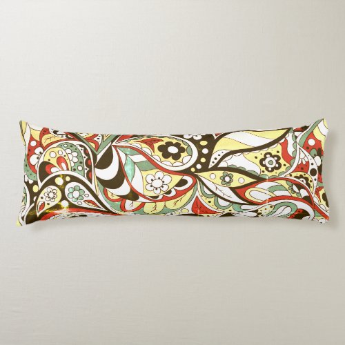 Creative Wavy Endless Flow Funky Style Pattern Body Pillow