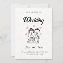 Creative wedding Invitation