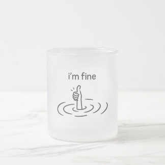 Creative, Whimsical, Minimalist Frosted Glass Coffee Mug