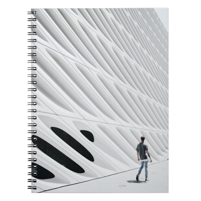 Creative white man architecture notebook (Front)