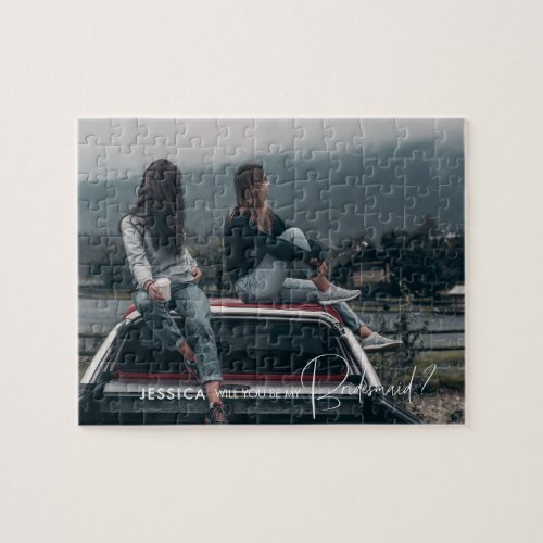 Creative Will You Be My Bridesmaid Photo Proposal Jigsaw Puzzle