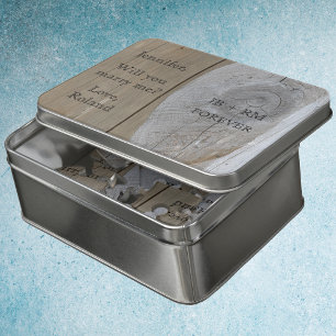 Creative Will You Marry Me Puzzle and Tin