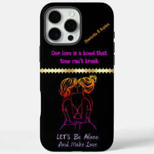 Creative women bonding over in playful lingerie iPhone 16 pro max case