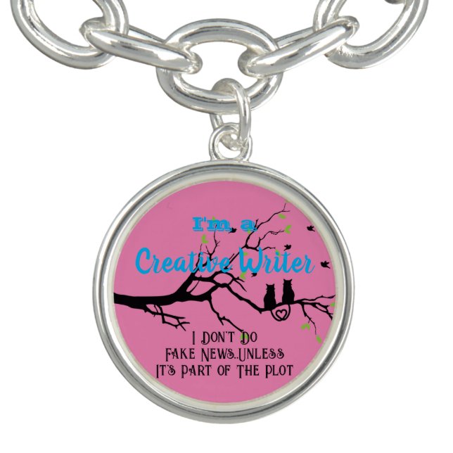 "Creative Writer" charm Bracelet (Design)