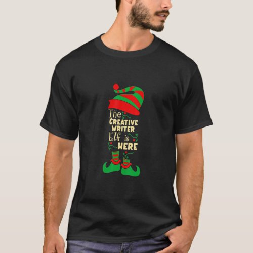 Creative Writer Elf Christmas Matching Family Chri T_Shirt