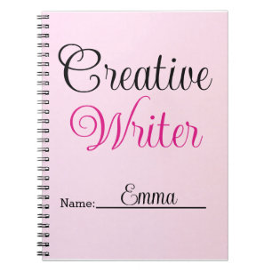Creative Writer Pastel Pink Notebook