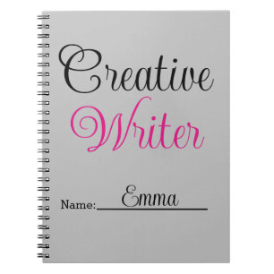 Creative Writer Pastel Pink Notebook