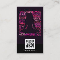 Creative Yoga QR code Business Card