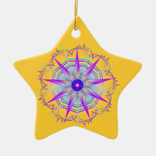 Creativity8 Star Ceramic Ornament