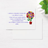 Creativity Affirmation Card - Daily Mantra (Desk)