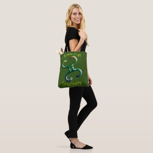 Creativity Heart Chakra Symbol Tote Bag