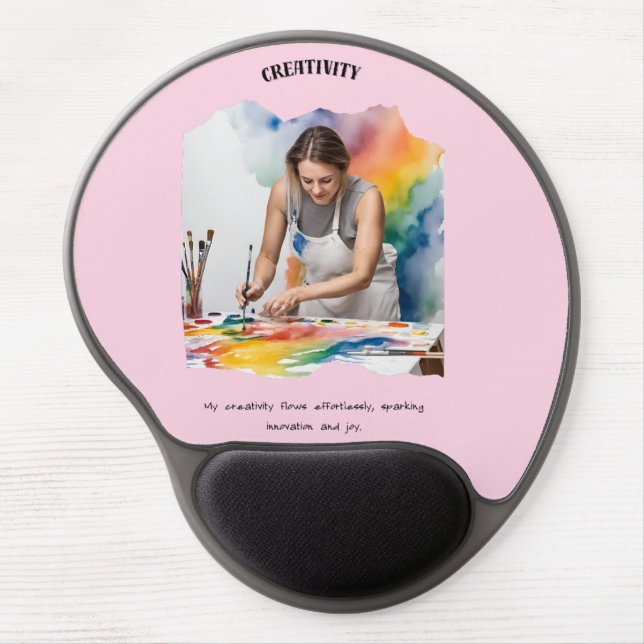 Creativity & Innovation Affirmation Special Gift Gel Mouse Pad (Front)