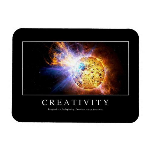 Creativity Inspirational Quote Magnet