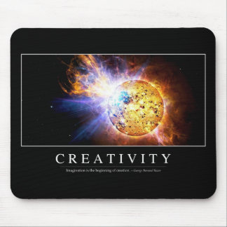 Creativity: Inspirational Quote Mouse Pad