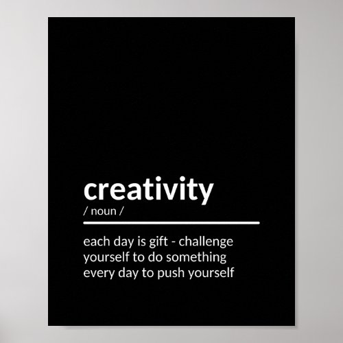 Creativity Inspirational Quote Poster