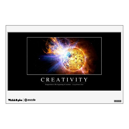 Creativity Inspirational Quote Wall Sticker