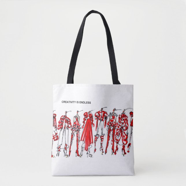Creativity Is Endless Forever Tote Bag (Front)