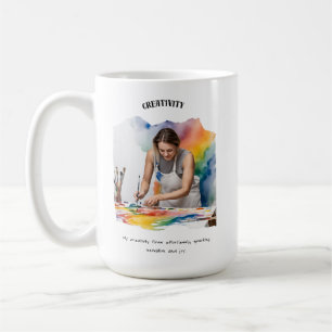 Creativity Positive Affirmation Card Coffee Mug