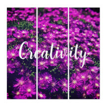 Creativity Purple Flower
