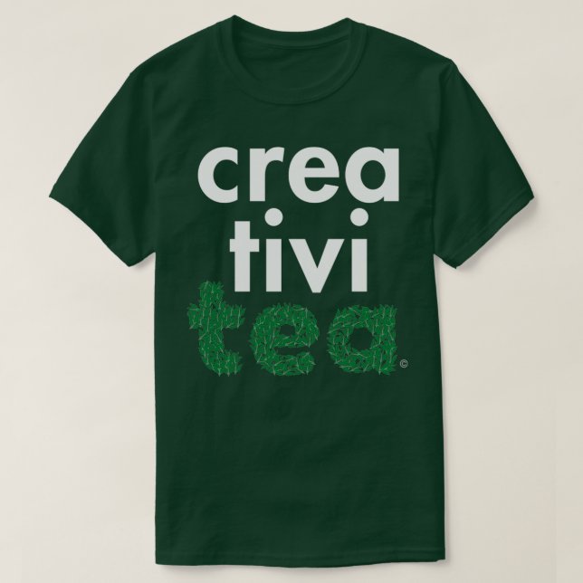 Creativity Tea Lovers white T-Shirt (Design Front)