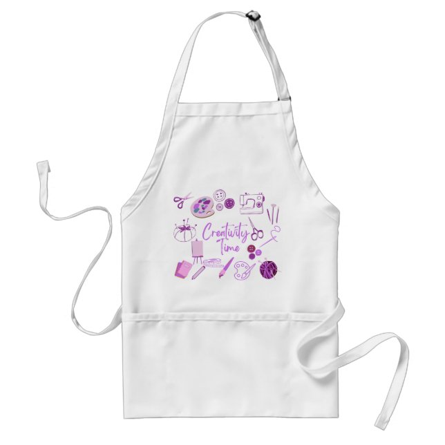 Creativity Time Adult Apron (Front)
