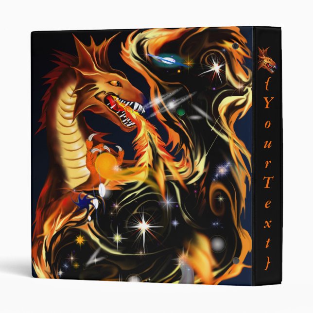 Creator Of Galaxies Avery Binder (Back/Spine)