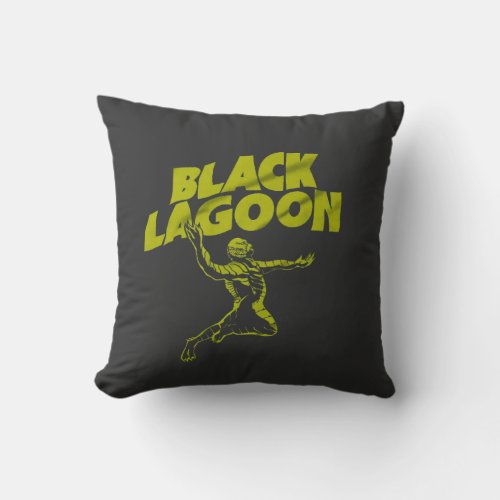 Creature Black Lagoon  Throw Pillow