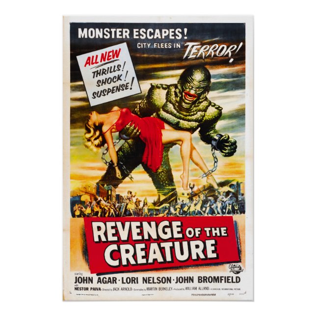 Creature Horror Monster Movie Poster (Front)