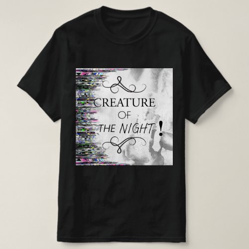 Creature of the Night black T_Shirt