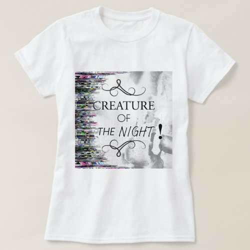 Creature Of The Night White T_Shirt