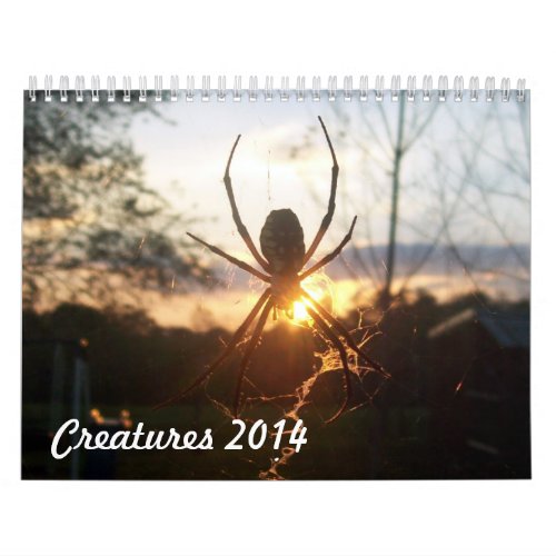 Creatures 2014 calendar
