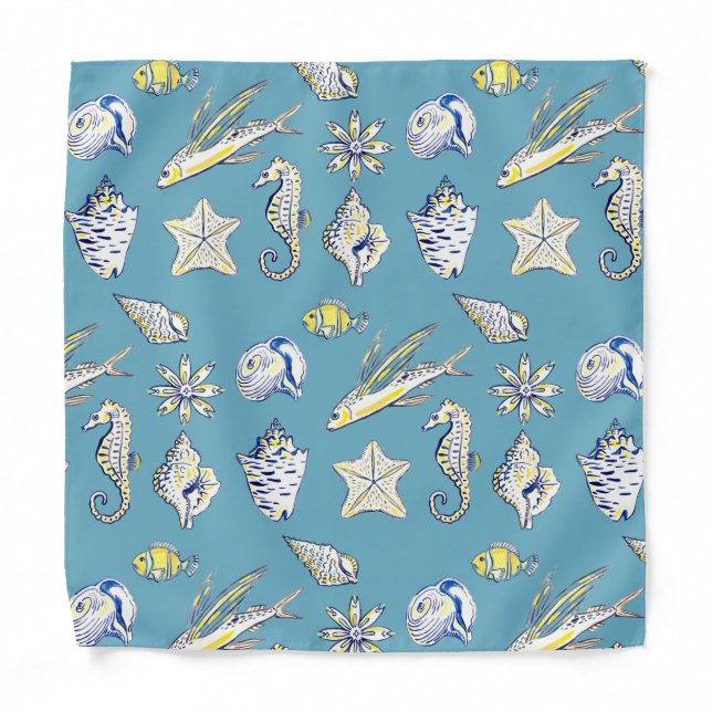 Creatures fom the ocean bandana (Front)