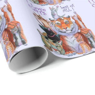 Creatures Great and Small Cat! Wrapping Paper
