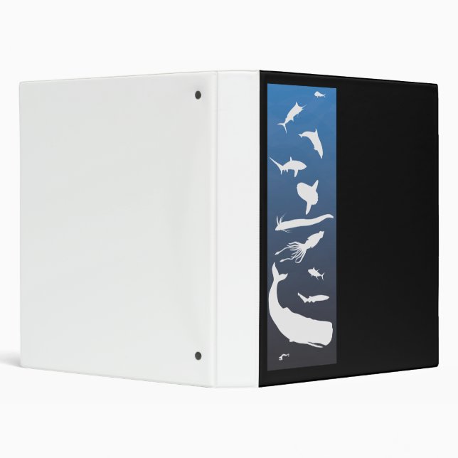 Creatures of the Open Ocean 3 Ring Binder (Background)