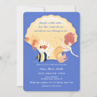 Creatures of the Sea Baby Shower Invitation