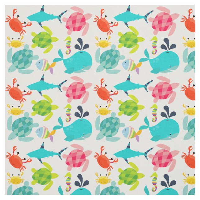 Creatures of the Sea Fabric (Swatch)