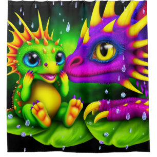 Creatures Shower Curtain