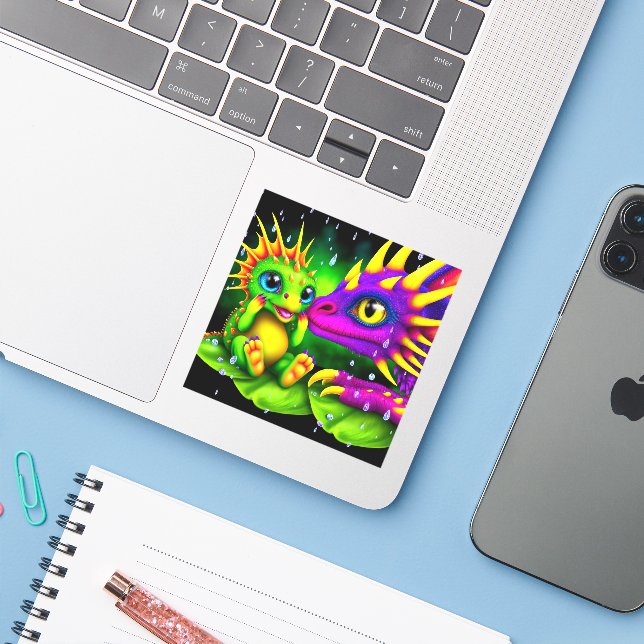 Creatures Sticker (Laptop w/ iPhone)