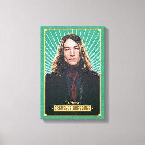 Credence Barebone Character Graphic Canvas Print
