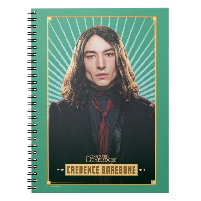 Credence Barebone Character Graphic Notebook (Front)