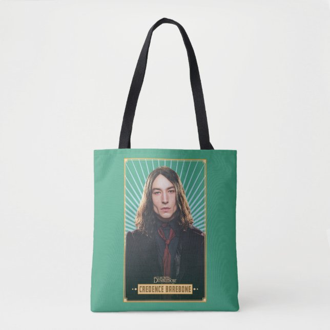 Credence Barebone Character Graphic Tote Bag (Front)