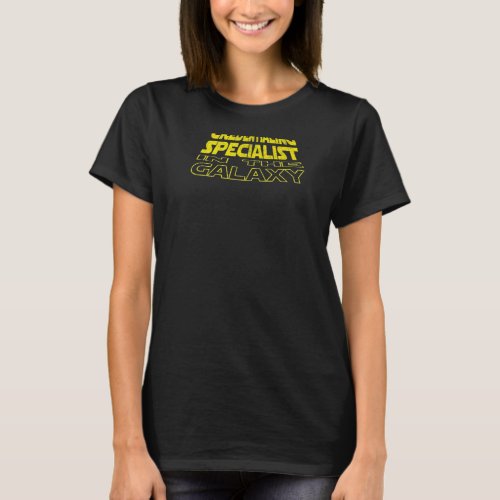 Credentialing Specialist  Space Backside T_Shirt