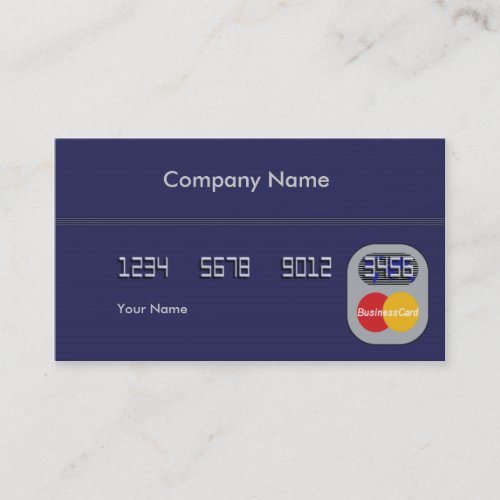 Credit Card Business Card