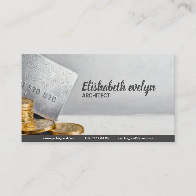 Credit Card and Gold Coins (Front)