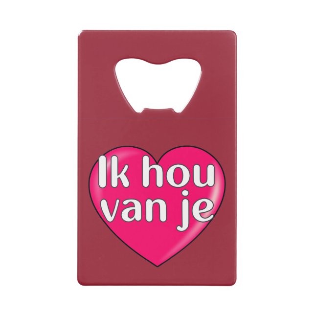 Credit Card Bottle Opener (Front)