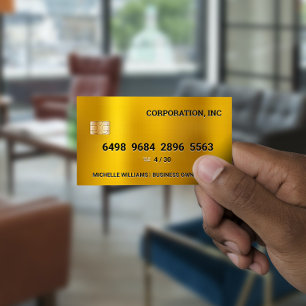Credit Card   Brilliant Gold