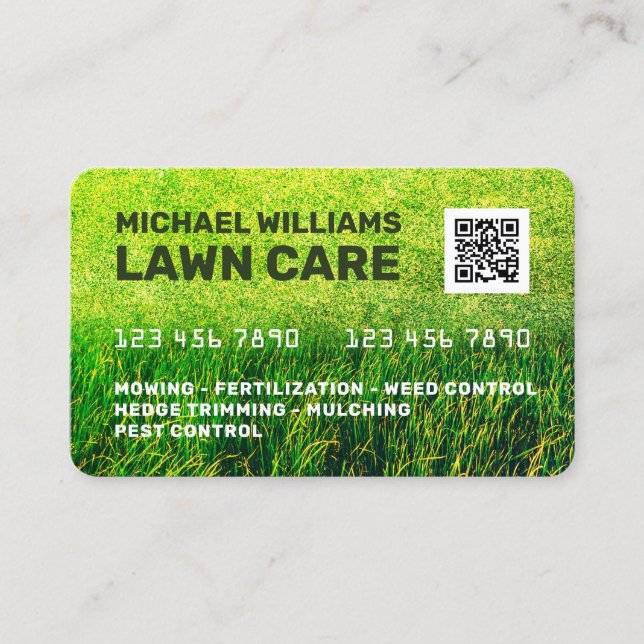 Credit card grass cut  (Front)