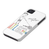 Credit Card-holding iPhone4 Case 4 Movie People (Bottom)
