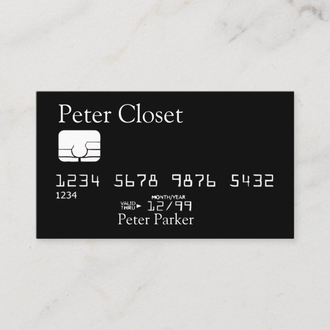 Credit Card Style (Front)