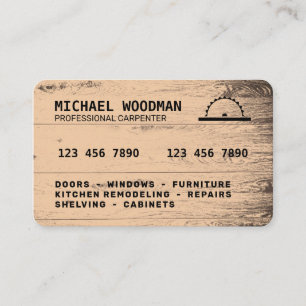 Credit card style faux wood